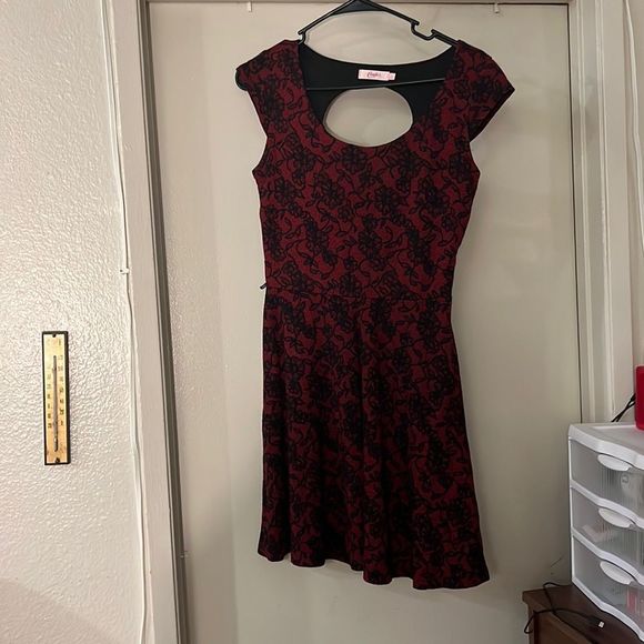 Candies black and red dress - Picture 1 of 5